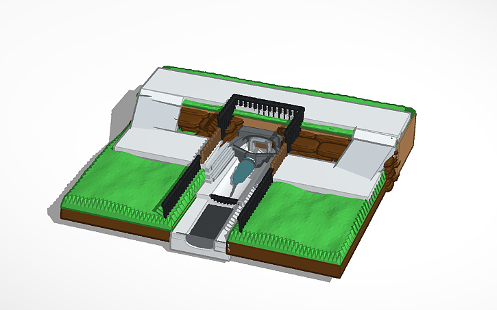 3D design drainage net - Tinkercad