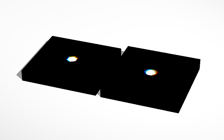 3D design Glitch Effect Test - Tinkercad