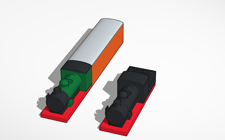 3D design TWR Rhymney Railway B Class - Tinkercad