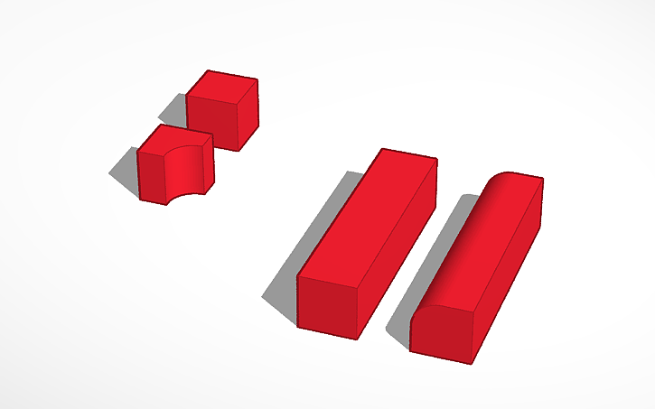 3D design Rounded Corner - Tinkercad