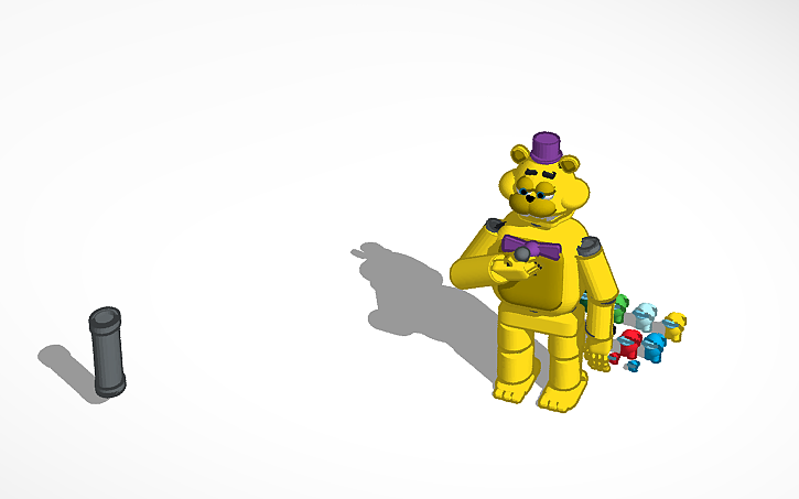 3D design FNAF - Tinkercad
