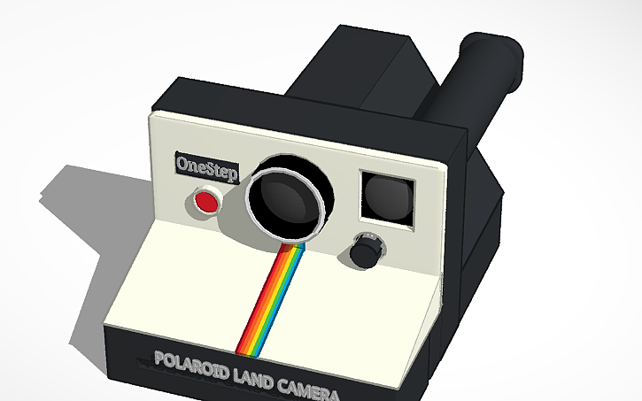 3D design Vintage Polaroid Camera - Tinkercad