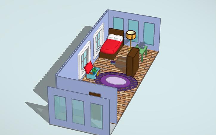 3D design Copy of Interior Design Challenge - Tinkercad