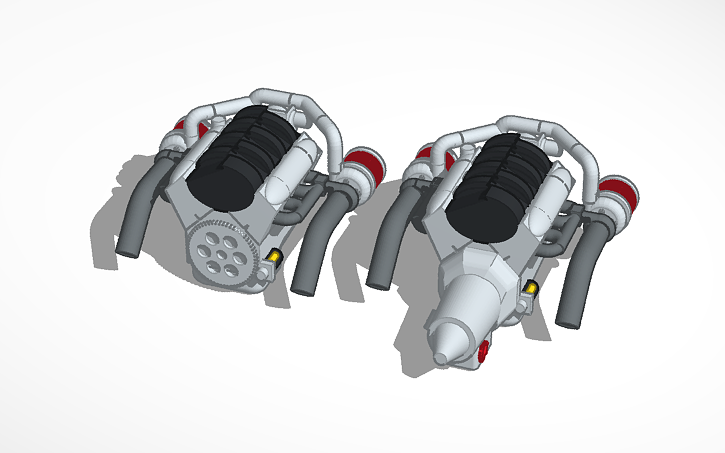 3D design twin turbo ls3 - Tinkercad