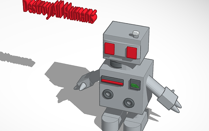 3D design Robot - Tinkercad