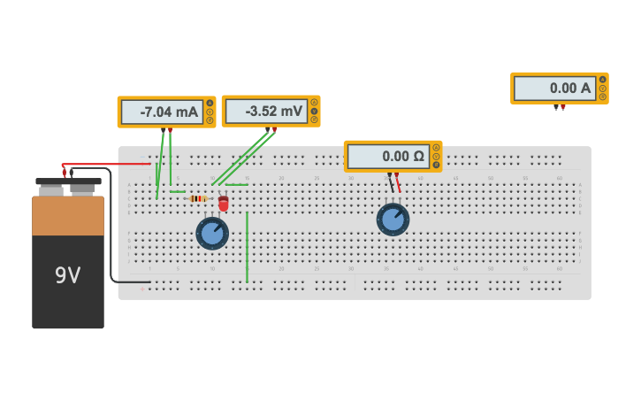 Circuit design The Variable Resistor - Tinkercad