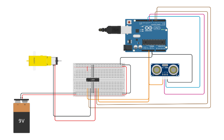 Circuit design MODULE 4 CIRCUIT - Tinkercad