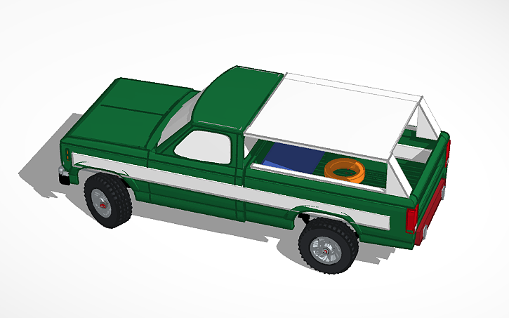 3D design Ford Ranger 1987 remasterised - Tinkercad