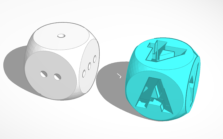 3D design My Dice - Tinkercad