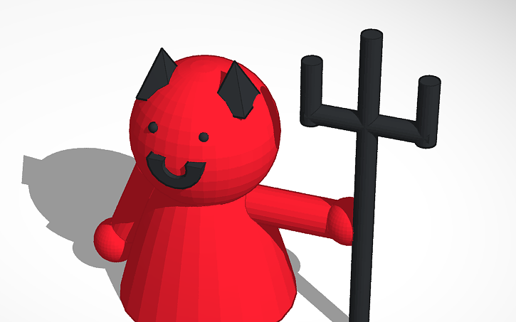 3D design Cute Satan - Tinkercad