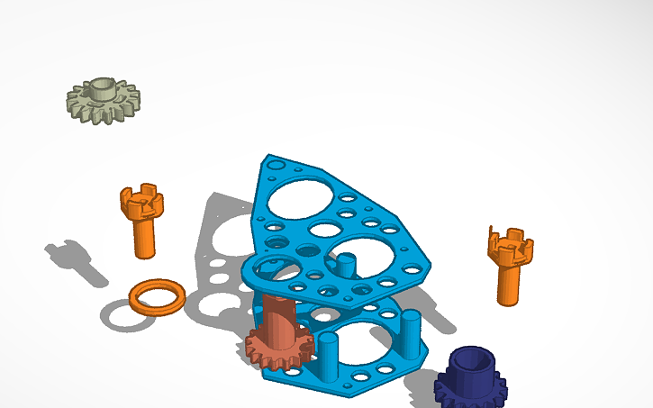 3D design Clock Base - Tinkercad