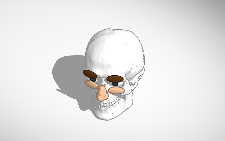 3D design Controllable Face - Tinkercad