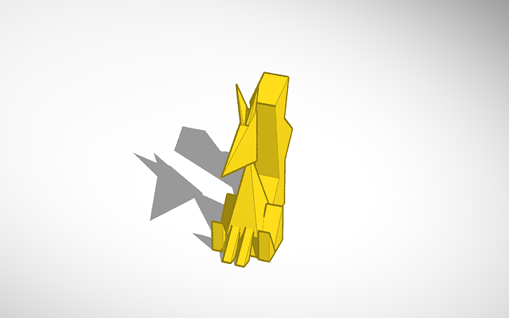 Solidworks Fox 3D design Fox - Tinkercad