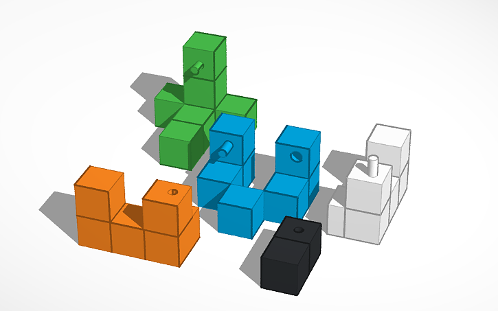 709 Tinker 3D design cube - Tinkercad