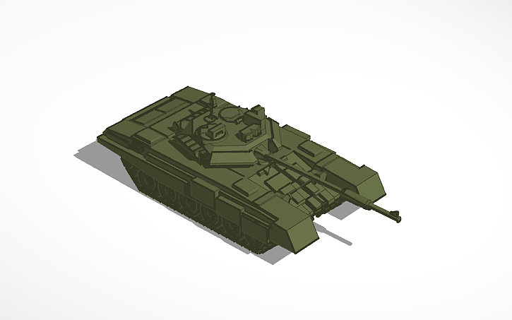 3D design tank - Tinkercad