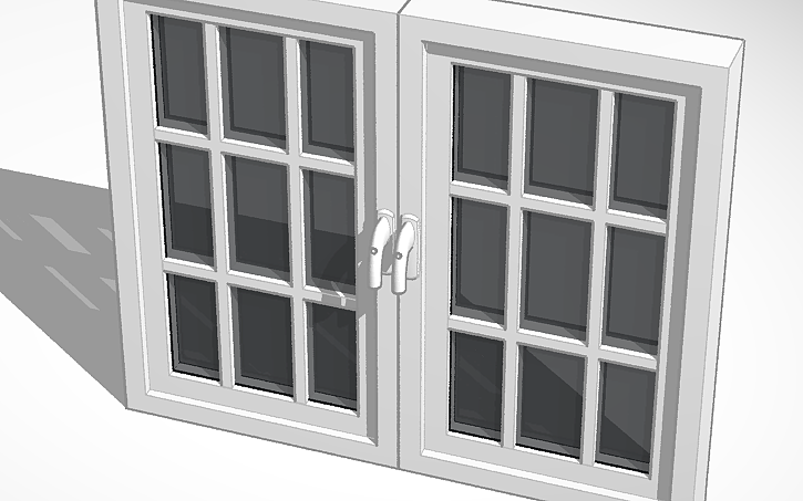 3D design Window 4 - Tinkercad
