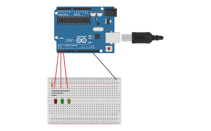 Circuit design Arduino with multiple LEDs connected to one resistor ...