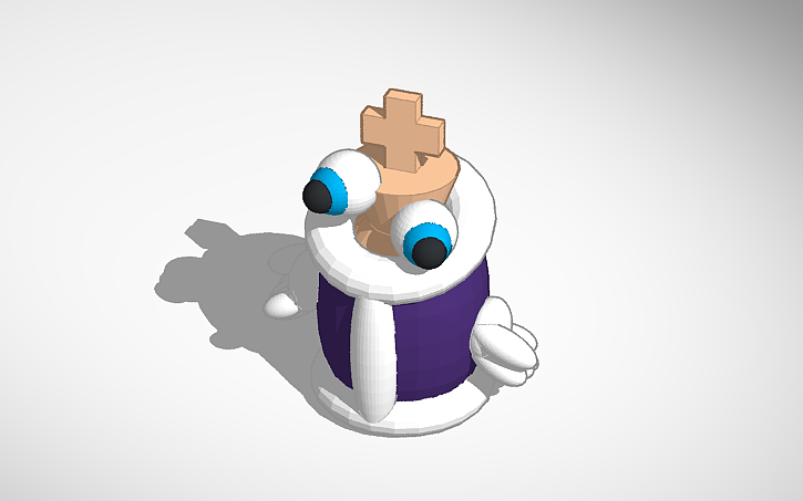 3D design kinger - Tinkercad