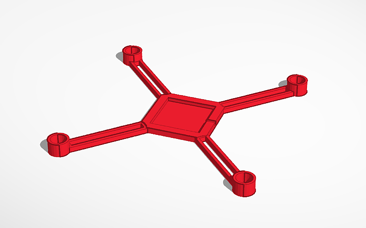 3D design Frame do Drone - Tinkercad