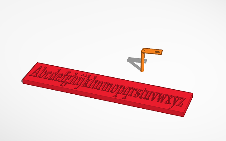 3D design How to write property - Tinkercad