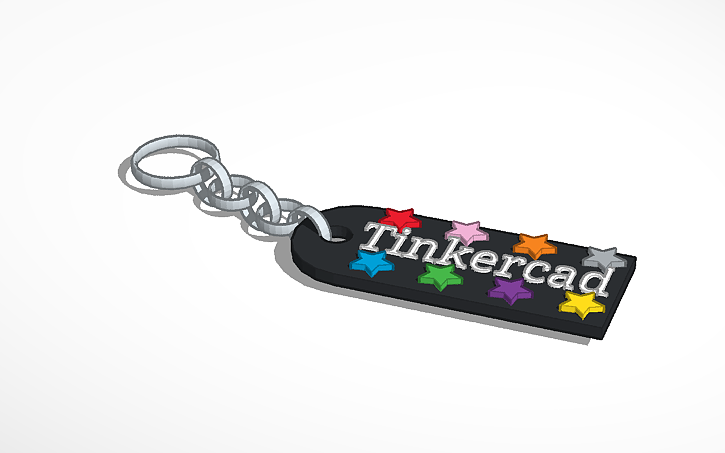 Autodesk Keychain 3D design Keychain - Tinkercad