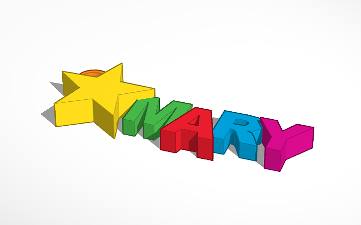 3D design Name - Tinkercad