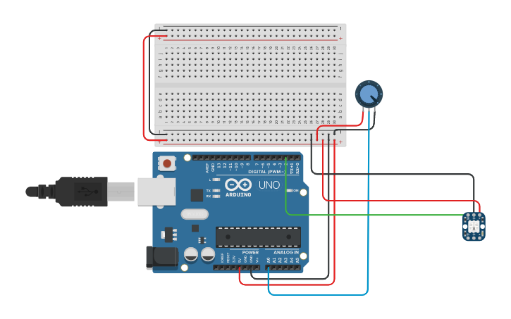 Autocad Humidity Sensor Circuit design Humidity Sensor - Tinkercad