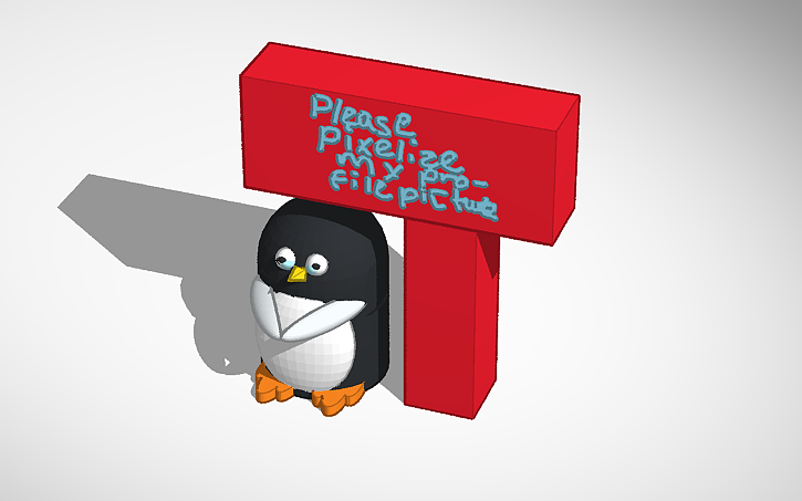 3D design Pixelize my profile picture, erichuang 129! - Tinkercad
