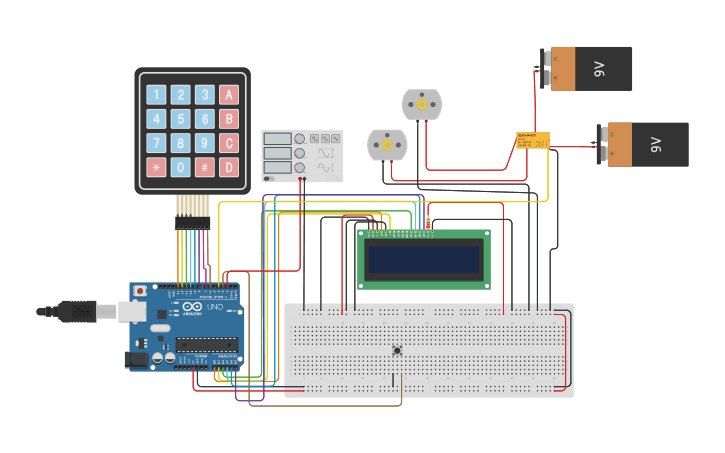 Arduino Tinker Circuit design Copy of Actividad de arduino - Tinkercad