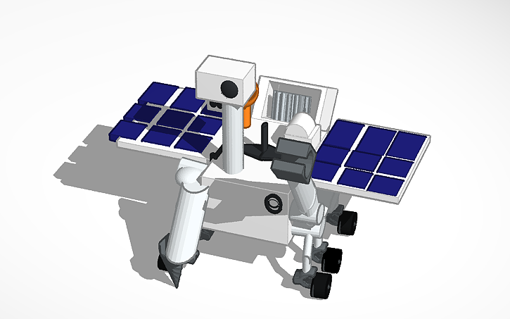 3D design Mars Rover V2 - Tinkercad