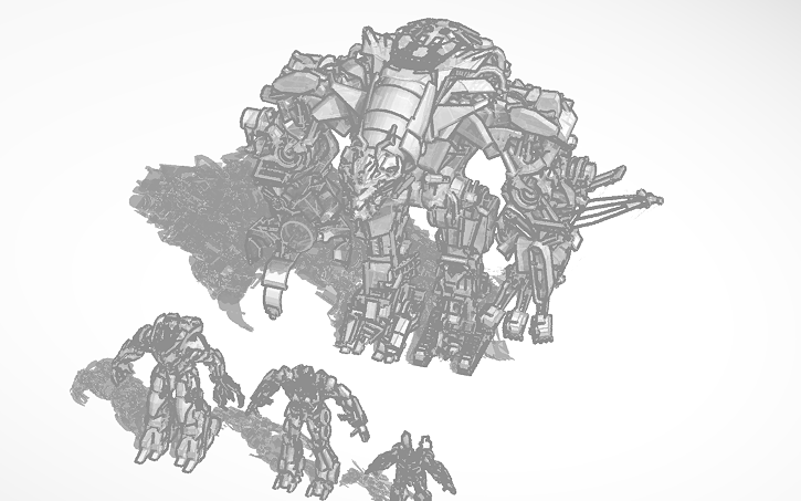 3D design Transformer ROTF - Tinkercad