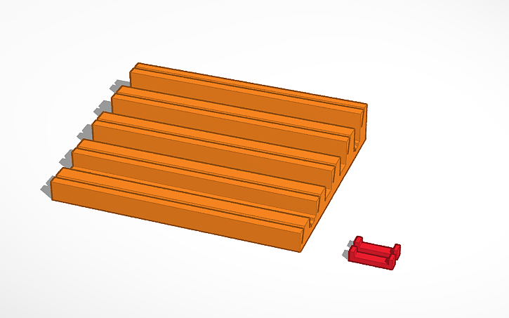 3D design Playing Card Stand - Tinkercad