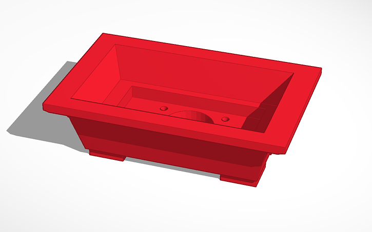 bonsai pot mold - Tinkercad