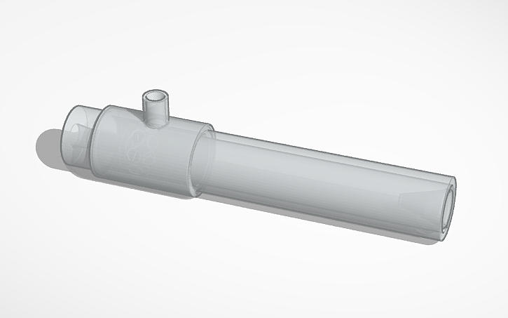 3D design Vortex tube - Tinkercad