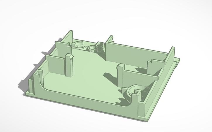 3D design clock base - Tinkercad