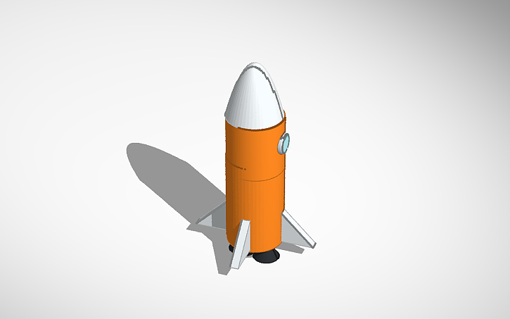 3D design Rocket - Tinkercad