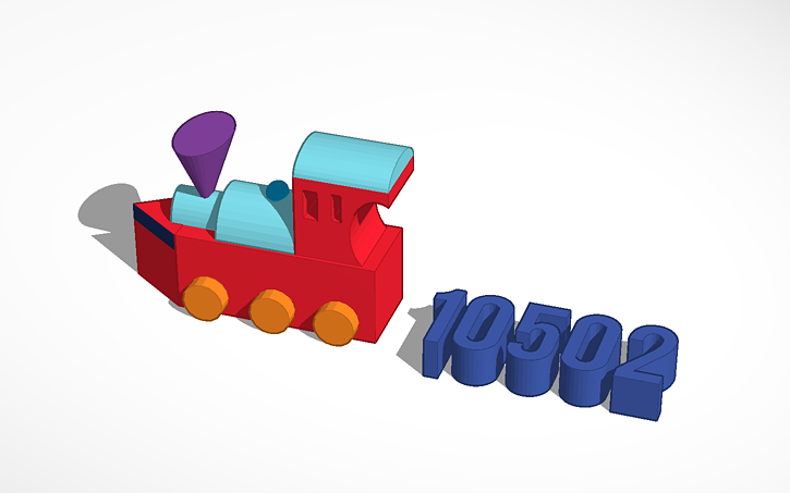 3D design train - Tinkercad