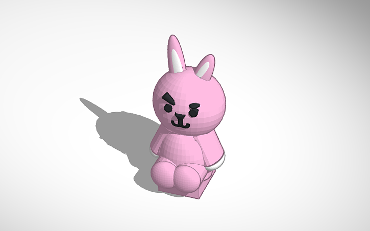 3D design Cooky(BT21) - Tinkercad