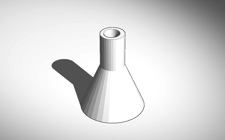 Beacker Dxf 3D design beaker - Tinkercad