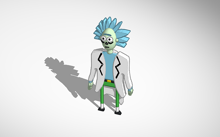 3D design RICK - Tinkercad