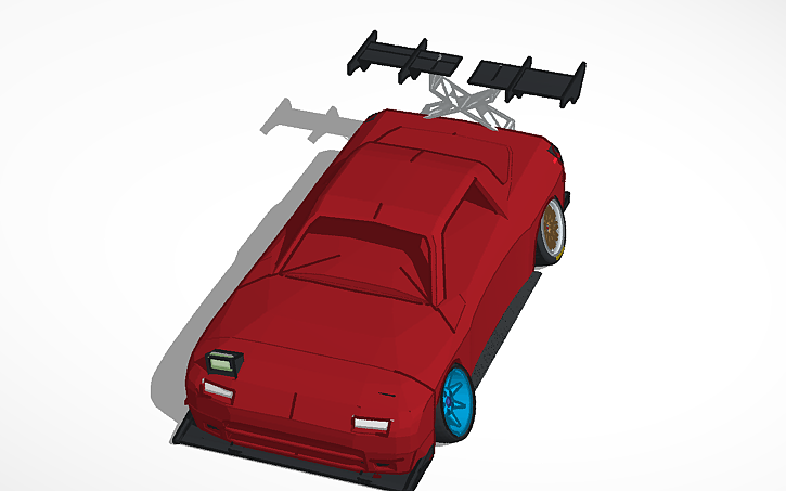 3D design drift rx7 - Tinkercad