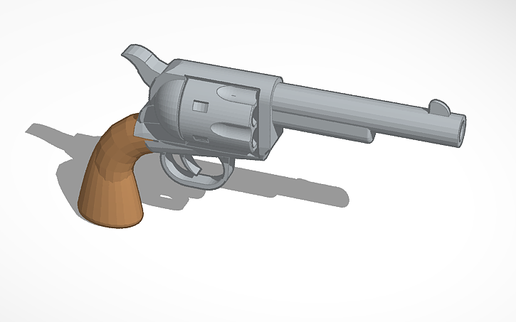 3D design Revolver - Tinkercad