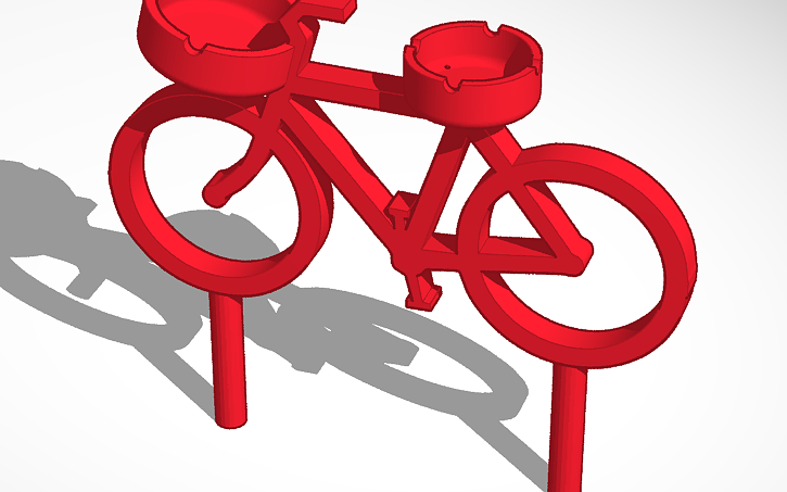 3D design Asbak Fiets KW1C - Tinkercad