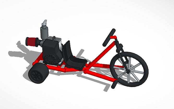 3D design Predator 212 Drift Trike - Tinkercad
