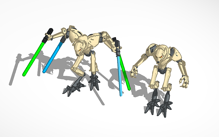 Droid Stuff 3D design droid cyborg General Grievous - Tinkercad