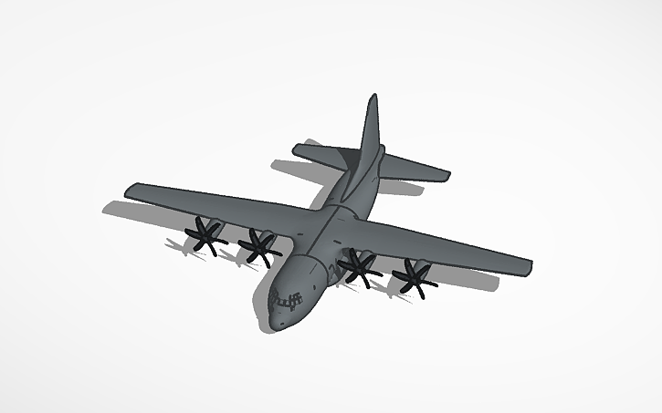 3D design Lockheed C-130 Hercules SIMLAB - Tinkercad