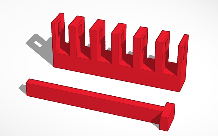 3D design Wire organizer - Tinkercad