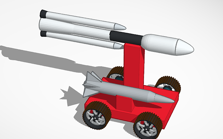 Simple Rover Tinkercad 3D design rover - Tinkercad