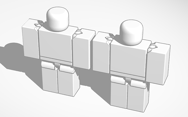 3D design Roblox r6 Action Figure - Tinkercad