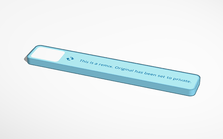 3D design Tinkercad Sign - Tinkercad